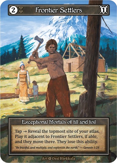 Frontier Settlers (Foil) Alpha card price