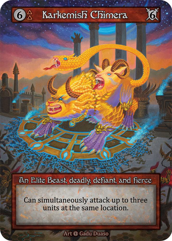 Karkemish Chimera — Alpha card