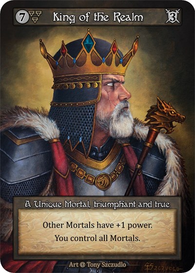 King of the Realm (Preconstructed Deck) Alpha Unique Sorcery card — value and price
