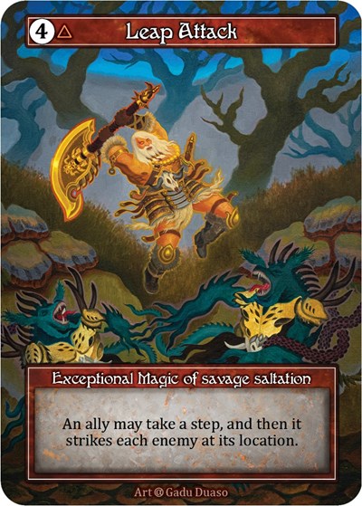 Leap Attack (Foil) card