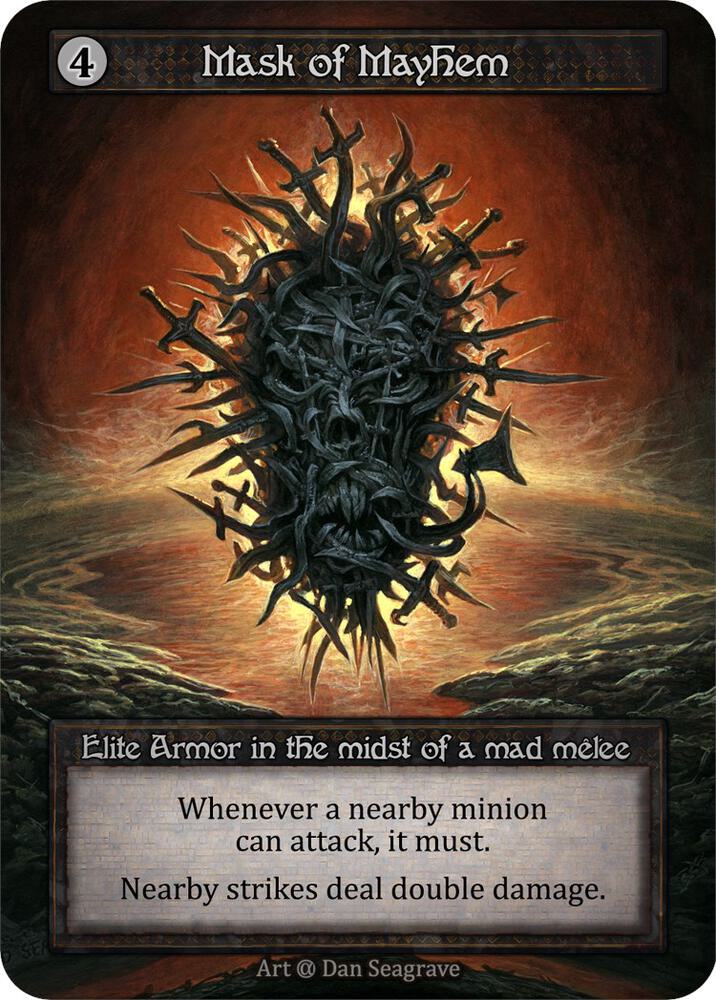 Mask of Mayhem — Alpha card