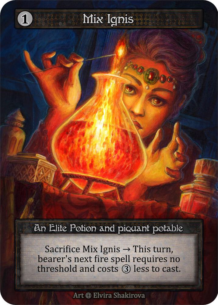 Mix Ignis — Alpha card
