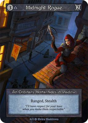 Midnight Rogue — Alpha card