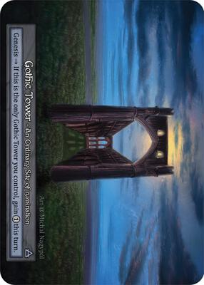 Gothic Tower — Alpha card