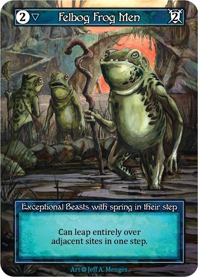 Felbog Frog Men (Foil) Alpha card price