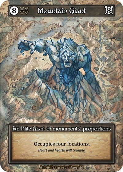 Mountain Giant (Foil) Alpha Elite Sorcery card — value and price