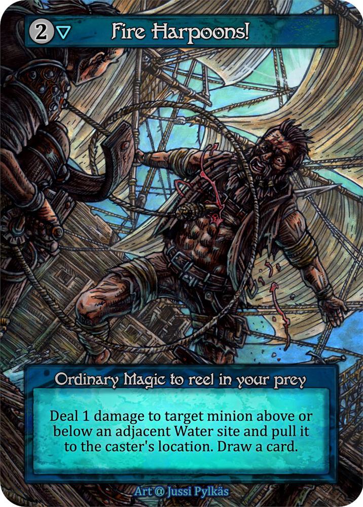 Fire Harpoons! — Alpha card