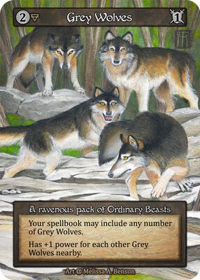 Grey Wolves — Alpha card