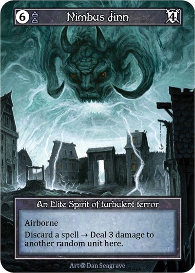 Nimbus Jinn (Foil) Alpha Elite Sorcery card — value and price