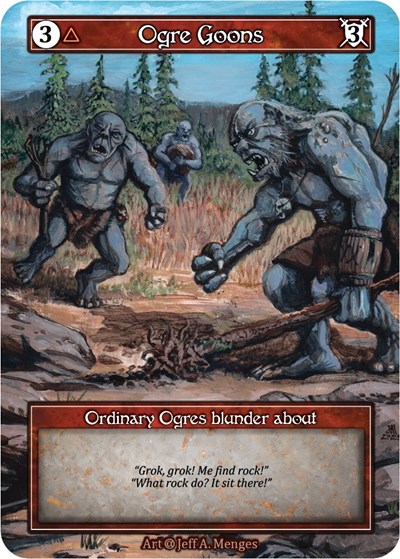 Ogre Goons (Foil) Alpha Ordinary Sorcery card — value and price