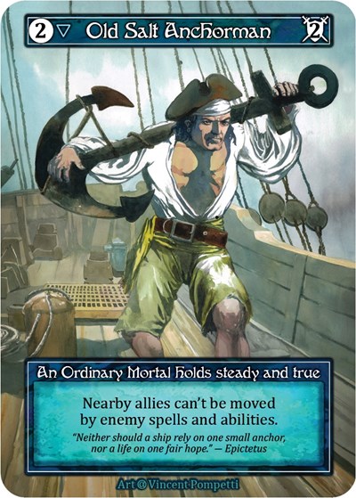 Old Salt Anchorman (Foil) Alpha card price