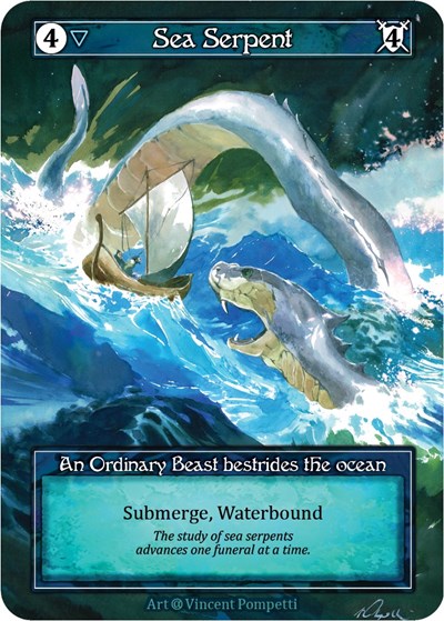 Sea Serpent (Foil) Alpha card price