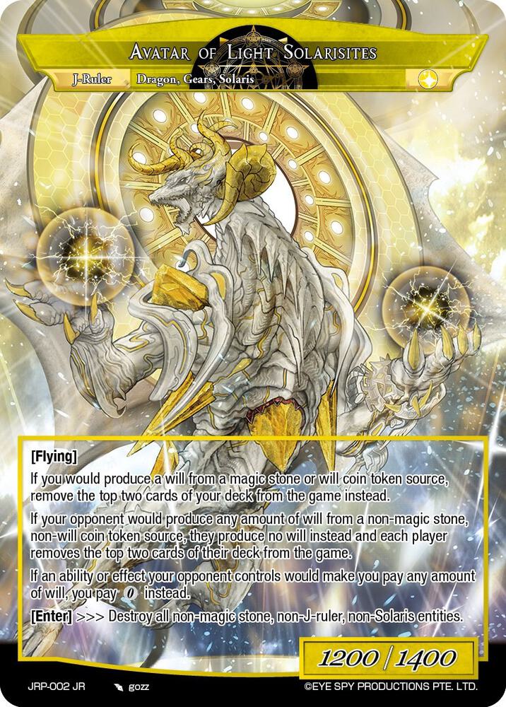 Solaristation of Light // Avatar of Light Solarisites