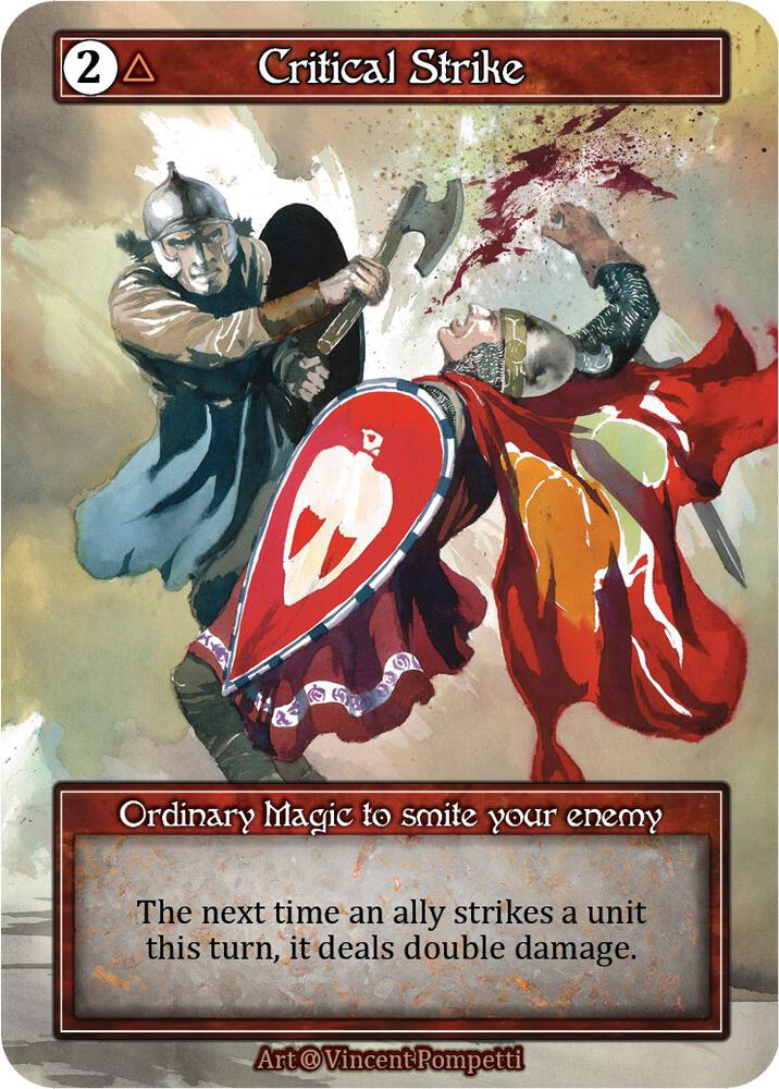 Critical Strike (Foil) - Alpha - Sorcery: Contested Realm