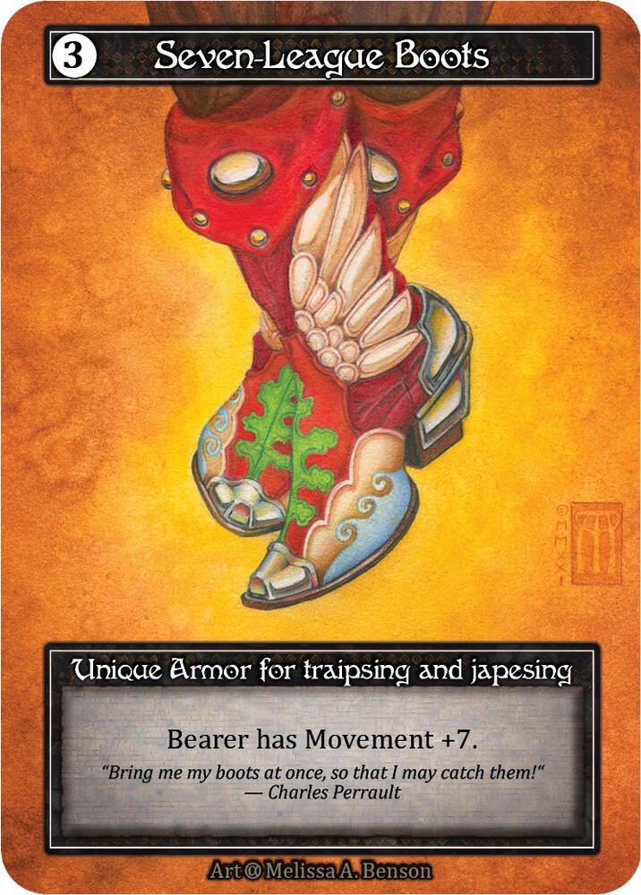 Seven-League Boots (Foil) - Alpha - Sorcery: Contested Realm
