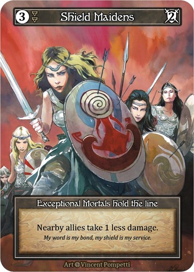 Shield Maidens (Foil) Alpha card price