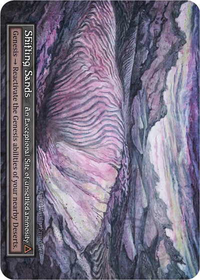 Shifting Sands (Foil) Alpha Exceptional Sorcery card — value and price