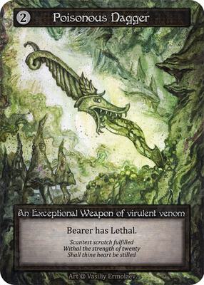 Poisonous Dagger — Alpha card