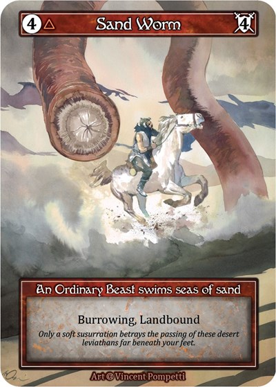Sand Worm (Foil) Alpha card price