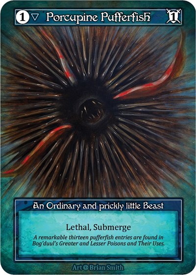 Porcupine Pufferfish (Foil) Alpha card price