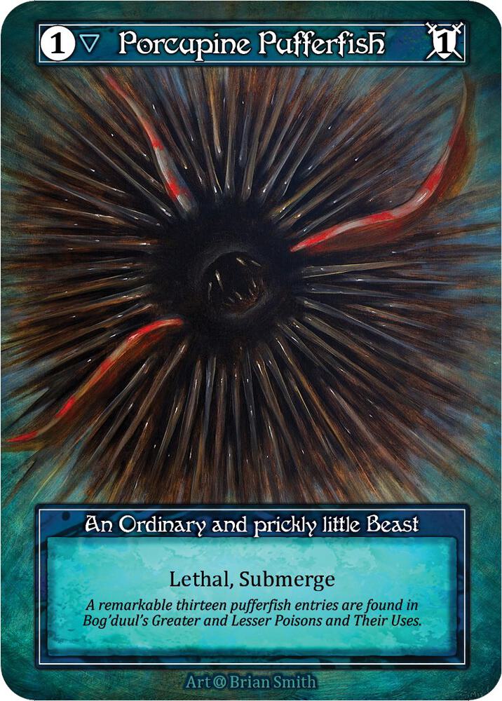 Porcupine Pufferfish (Foil)