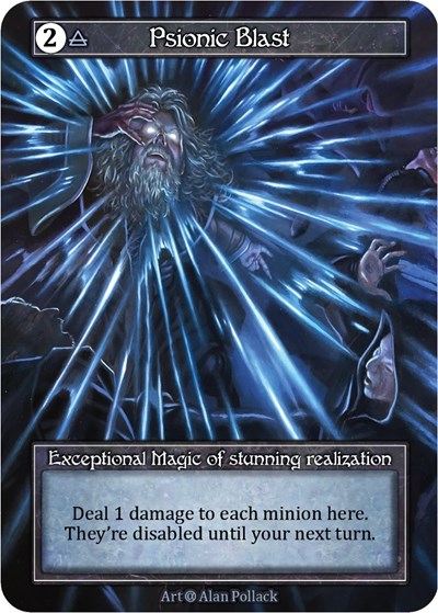 Psionic Blast (Foil) Alpha card price