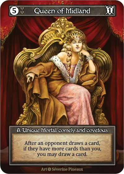 Queen of Midland (Foil) Alpha Unique Sorcery card — value and price