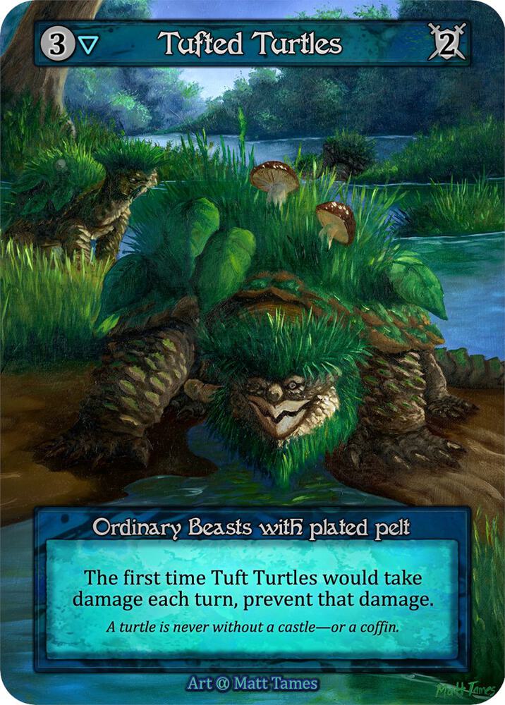 Tufted Turtles — Alpha card