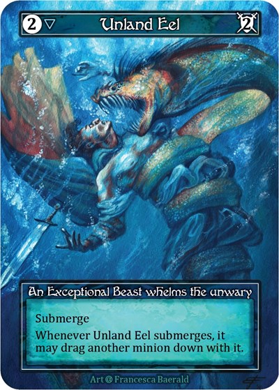 Unland Eel (Foil) Alpha card price