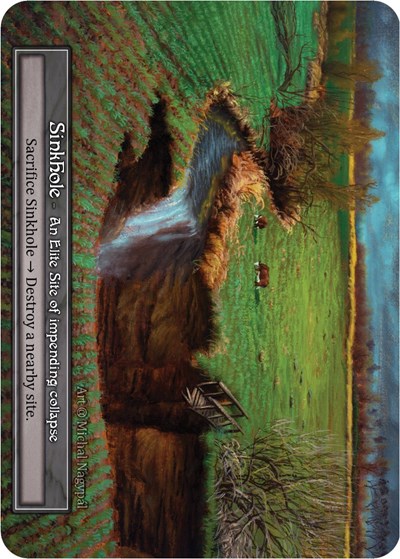 Sinkhole (Foil) Alpha card price