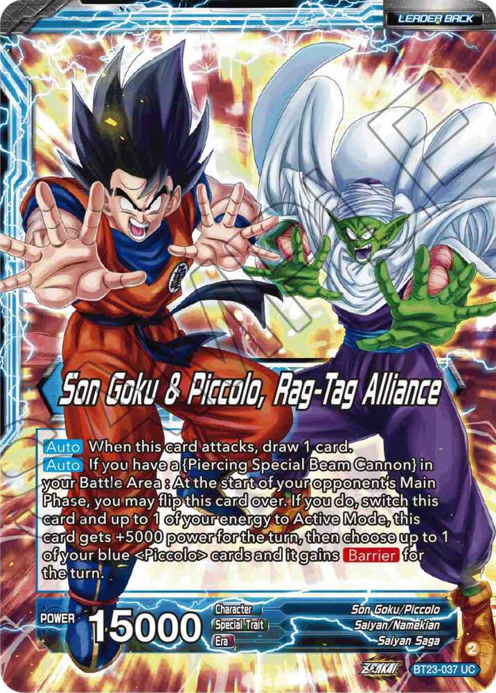 Son Goku // Son Goku & Piccolo, Rag-Tag Alliance - Perfect 