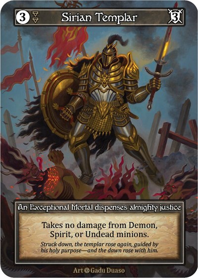 Sirian Templar (Foil) Alpha card price