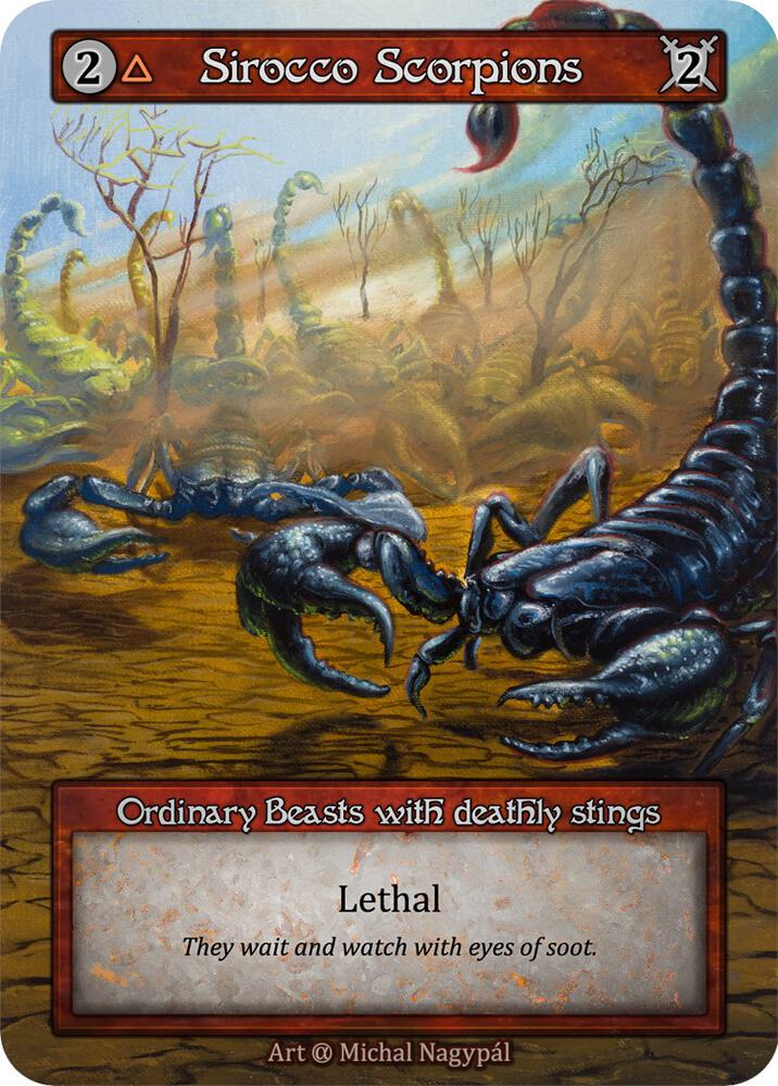Sirocco Scorpions — Alpha card
