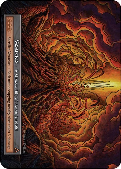 Vesuvius (Foil) Alpha card price