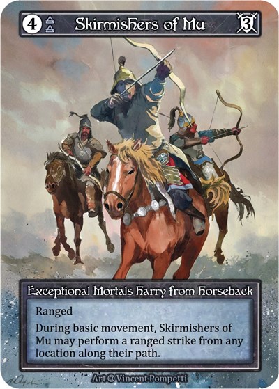 Skirmishers of Mu (Foil) Alpha card price