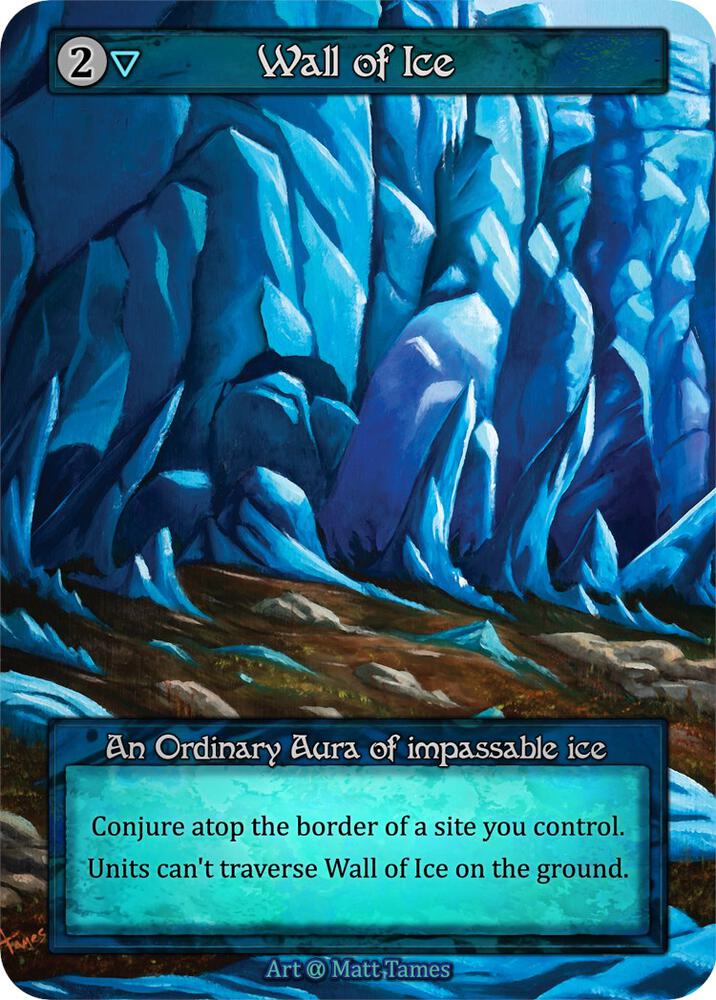 Wall of Ice - Alpha - Sorcery: Contested Realm - TCGplayer.com