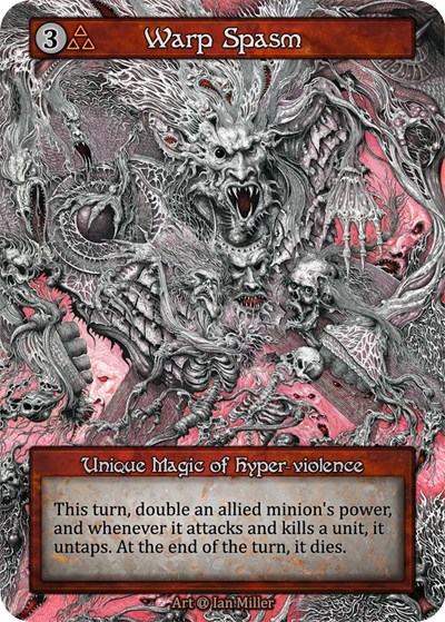 Warp Spasm Alpha card price