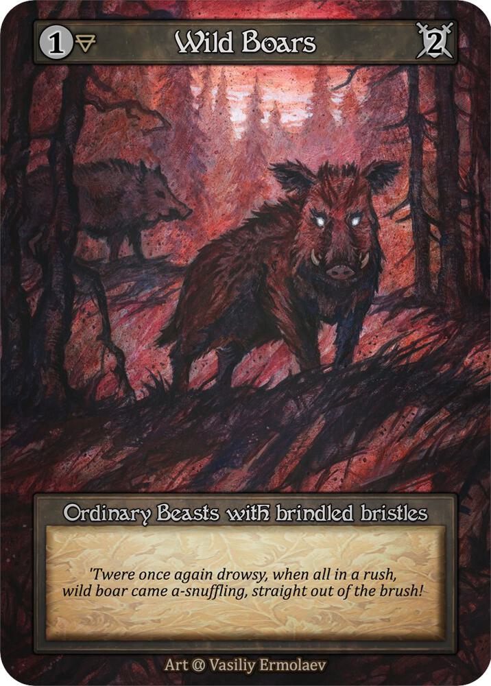 Wild Boars — Alpha card