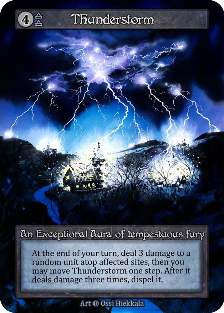 Thunderstorm — Alpha card