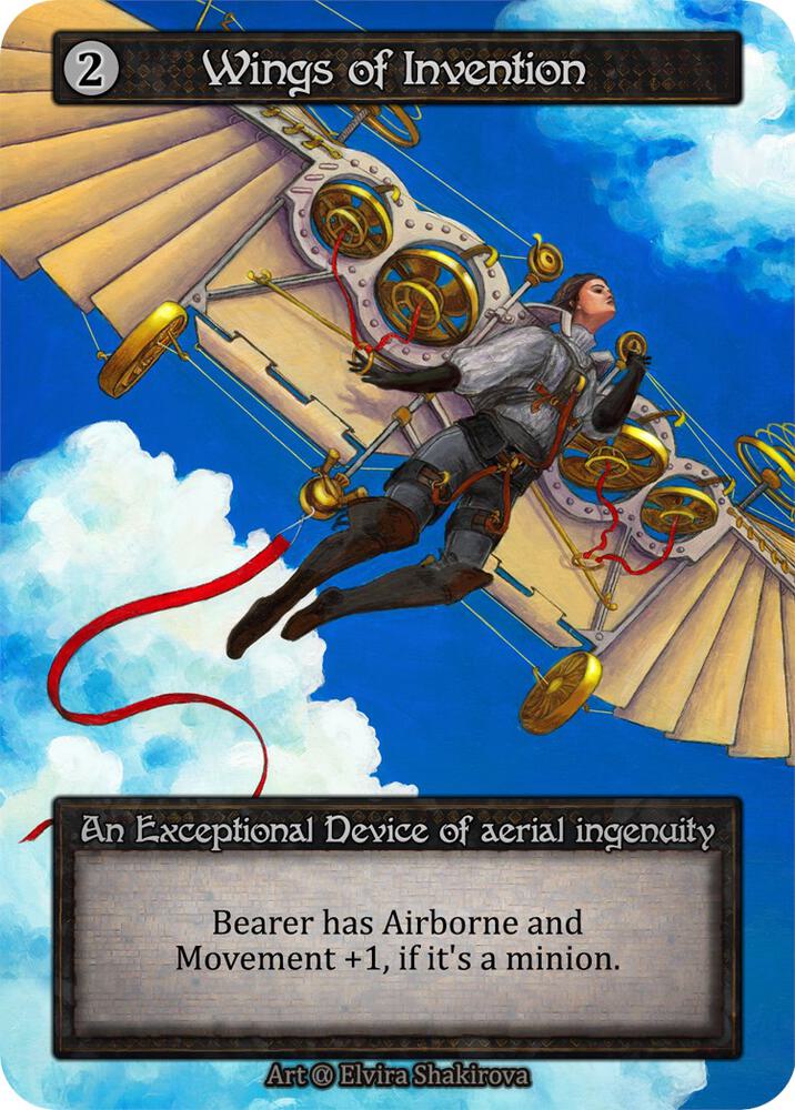 Wings of Invention — Alpha card