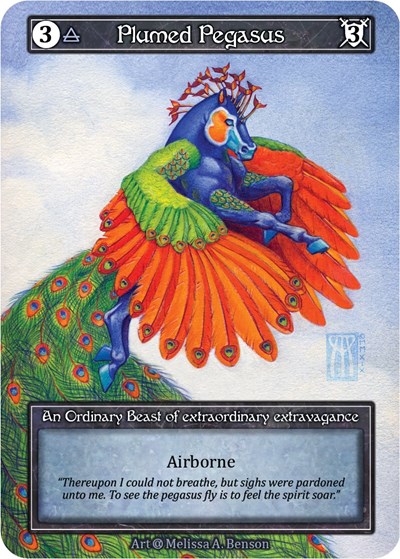 Plumed Pegasus (Foil) Alpha card price