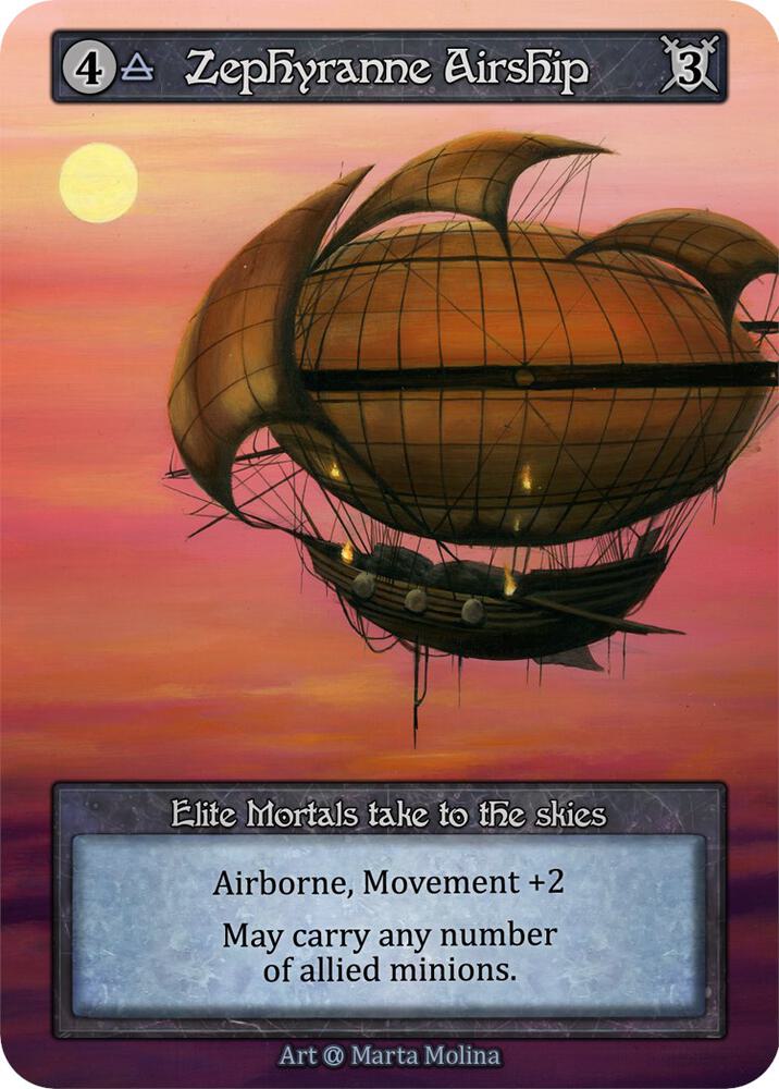Zephyranne Airship — Alpha card