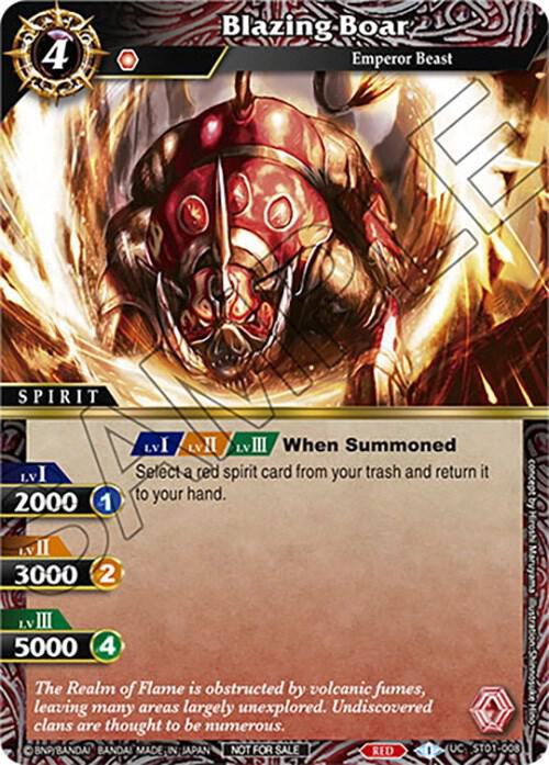 Blazing Boar (Sealed Event Promotion Pack)