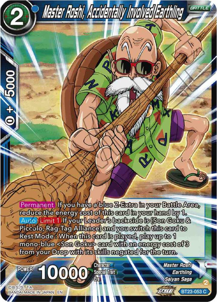 Master Roshi, Accidentally Involved Earthling - Perfect