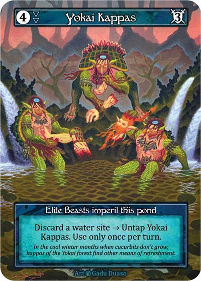 Yokai Kappas (Foil) Beta card price
