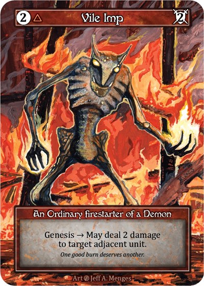 Vile Imp (Foil) Beta card price