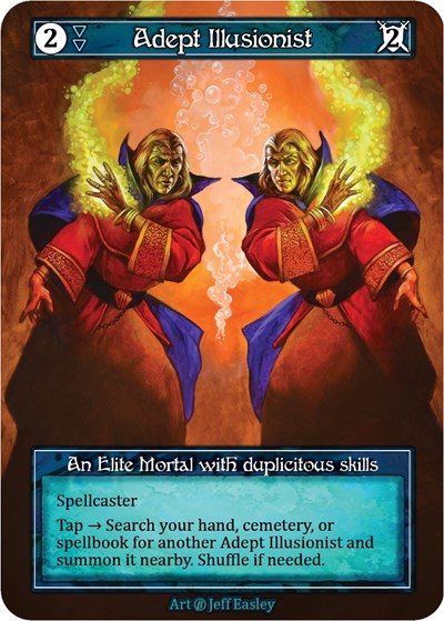 Adept Illusionist (Foil) Beta card price