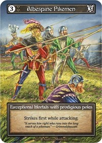 Albespine Pikemen (Foil)
