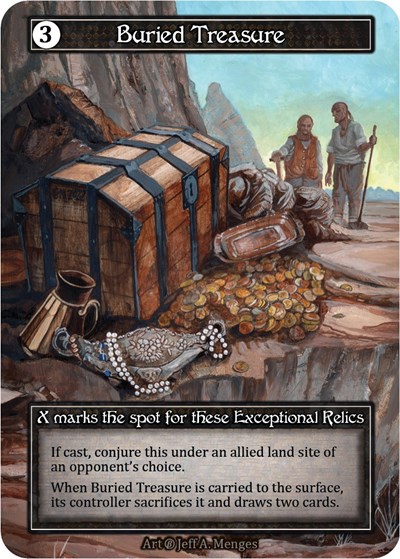 Buried Treasure (Foil) Beta card price