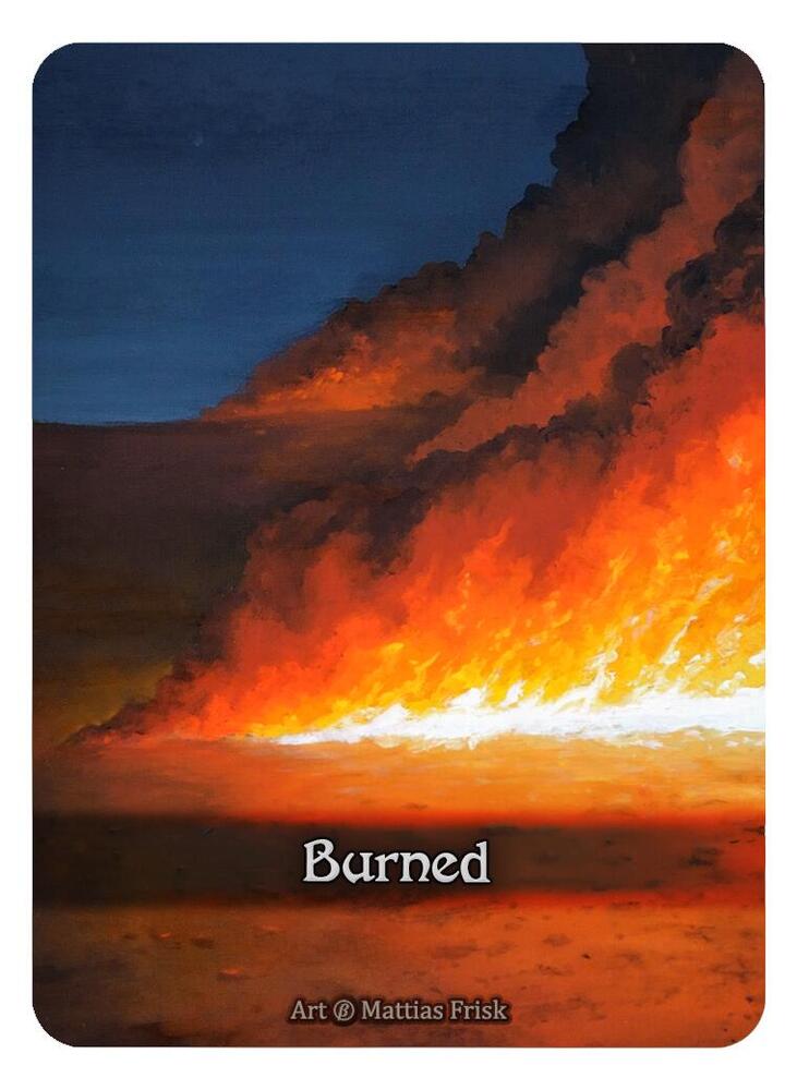 Burned/Engulfed (Box Topper) - Beta - Sorcery: Contested Realm